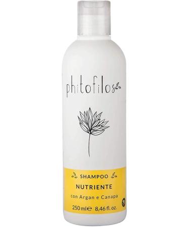  PHITOFILOS PHITOFILOS Nourishing Shampoo with Argan and Hemp 250ml ECOBIO COSM002 - Buy Online on GoSupps.com
