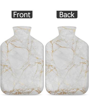 2L Marble Textured Hot Water Bottle | Pain Relief & Therapy for Cramps | PVC Warm-Up Bag for Cold & Heat | Ideal Feet & Hand Warmer - Buy Online on GoSupps.com