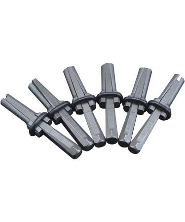 QWORK Stone Splitter 9/16 Heavy Duty Wedge & Feather Shims for Concrete, Marble, Granite, Rock - Buy Online on GoSupps.com