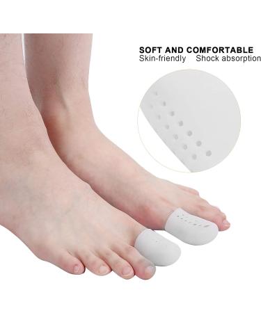 SEBS Toe Protector - Pain Relief & Prevent Squeeze/Abrasion - Average Size, Reusable (White) - Buy Online on GoSupps.com