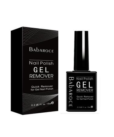 Babaroce ""Professional Magic Gel Fingernail Polish Remover Non Acetone Nail Polish Remover Cuticle Trimmer Cuticle Remover Nail Glue Remover Gel Polish Remover For Nails 15 Ml