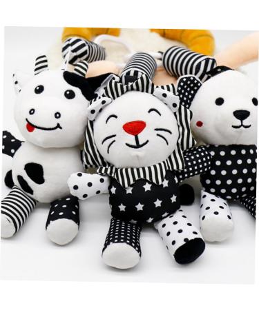 Buy Toyvian Black and White Newborn Toy - Adorable Rattle with Animal Motifs & Bed Bell for Babies - Buy Online on GoSupps.com