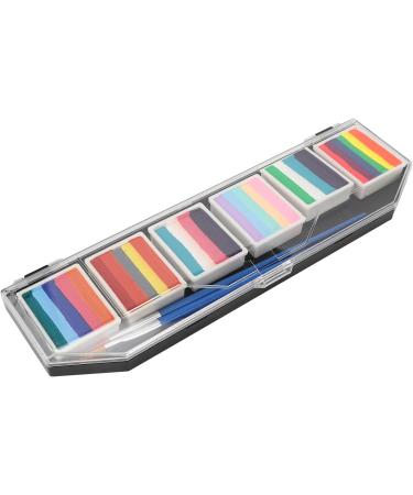  Rosvola Body Paint Kit Bright Colors Safe Body Paint Palette 60g Water Based for Party Cosplay - Buy Online on GoSupps.com