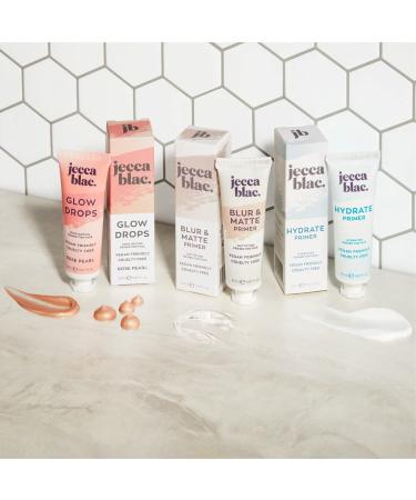 Jecca Blac Glow Drops Skin Primer - Vegan & Cruelty Free, Lightweight Formula for Longlasting Base Makeup - Rose Pearl - Buy Online on GoSupps.com