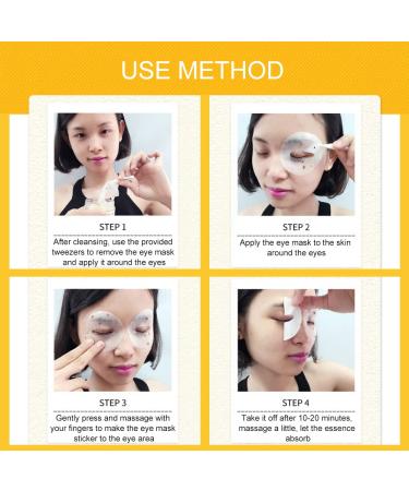 80PCS Gold Osmanthus Eye Mask - Anti-Aging Hydrating Pads for Dark Circles Puffiness & Eye Care with Collagen & Hyaluron - Buy Online on GoSupps.com