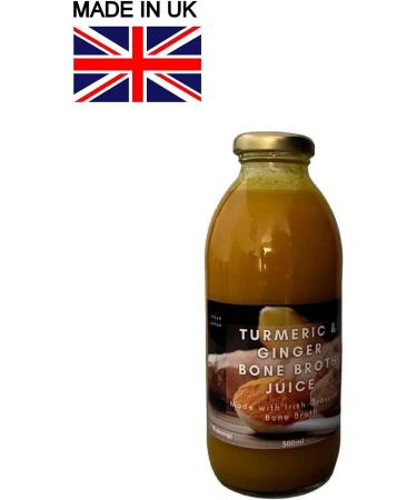 Concentrated Bone Broth Turmeric & Ginger Juice Handmade & 100% Natural - Buy Online on GoSupps.com