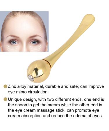 Eye Massager Wand & Cream Spoon Roller for Anti-Aging | Reduce Dark Circles & Puffiness - Buy Online on GoSupps.com