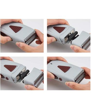 Double Head Electric Shaver Razor for Men Close Bald Barber Shaver Trimmer Waterproof Wet & Dry Electric Hair Clipper Double Head Shaver Men's Grooming Set with Trimmer for Beard Head - Buy Online on GoSupps.com