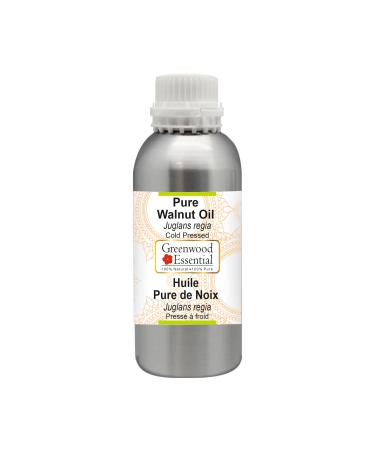 Greenwood Essential Pure Walnut Oil (Juglans regia) Cold Pressed 630ml (21 oz)