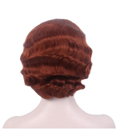 STfantasy 1920s Flapper Finger Wave Wigs - Blonde Mixed Hair for Women | International Shipping - Buy Online on GoSupps.com