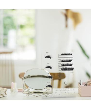 Beaupretty Eyelash Extensions Tray | Acrylic Lash Pallet & Glue Holder for Salon | Transparent Display Board for Eyelash Extensions - Buy Online on GoSupps.com