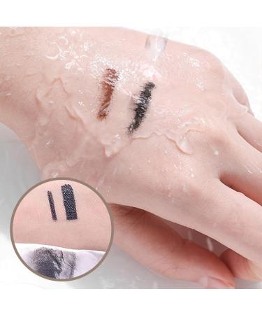 Matte Quick-Dry Eyeliner 2024 New Black Gel Eyeliner Pencil Set Natural Cream Eye Liner Waterproof Smudge Proof Long-Lasting Gel Eye Liner Makeup (Silver) - Buy Online on GoSupps.com