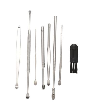 shyness 8 Pcs Ear Pick Earwax Removal Kit Ear Cleansing Tool Set Ear Curette Ear Wax Remover Tool with a Cleaning Brush and Box