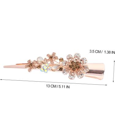 minkissy hair accessories accessories large hair clip hairpin hair barrettes sharp mouth clip Hair up large unique hair clips Diamond Metal clip party hair clips cheongsam women's Miss - Buy Online on GoSupps.com