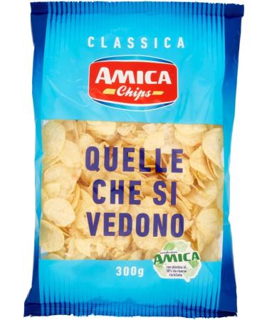 Italian Gourmet E.R. Amica Chips Classica Chips Patatin Potato Salted 300g Potato + Italian GOurmet Pulp 400g Pack of 8 - Buy Online on GoSupps.com