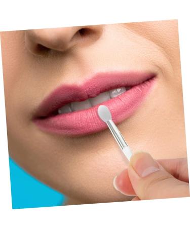 Ipetboom 2 Sets Lip Gloss Brush Lipstick Lip Applicator Silicone Face Scrubber Hand Scrubber Mini Lipsticks Face Scrubbers Lip Brush Miss Cosmetic Beauty Products White Silica Gel - Buy Online on GoSupps.com