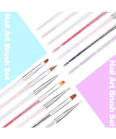 Crazy Sale Nail Art Brush Set - 7pcs UV Gel Polish & Flower Drawing Pens for Perfect Nail Designs - International Shipping - Buy Online on GoSupps.com