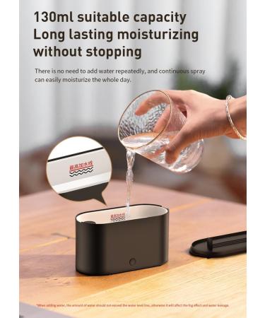Essential Oil Diffuser - 7 Color Changing Flame Humidifier for Room & Office | Quiet Operation & Auto-Off | 130mL (White - Buy Online on GoSupps.com