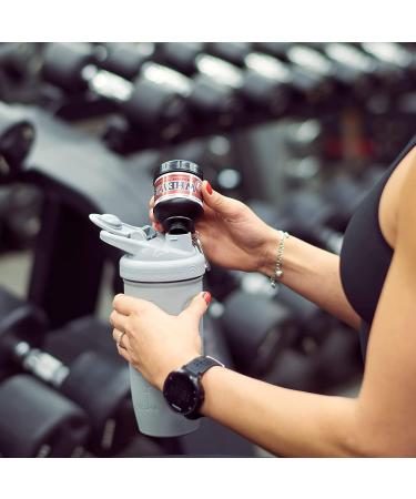 Smartshake WHEY2GO Funnel 110 ml (Pack of 1) - Black | Premium Protein Shaker for Smooth Mixing & Easy Use - International Shipping Available - Buy Online on GoSupps.com