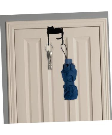 STOBAZA 4pcs Door Hook Metal Clothes Rack Coat Hanger Hooks Bathroom Sticky Towel Hooks Cabinet Door Child - Buy Online on GoSupps.com