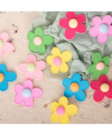 Bmobuo 12Pcs Colorful Daisy Flower Hair Clips for Girls & Women - Cute Small Hair Accessories - Buy Online on GoSupps.com