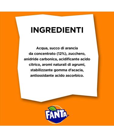 Fanta Fanta Original Gusto d'Orange - 24 bottles of 660 ml with Italian orange juice without the addition of preservatives 100% recyclable PET bottle refreshing taste soft drink - Buy Online on GoSupps.com