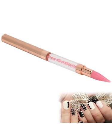 Manicure Dotting Pen - Ergonomic Pink Dotting Tool for Rhinestones & Nail Art - Buy Online on GoSupps.com