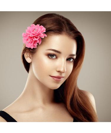 Flower Hair Clip Rose Hair Clips Hair Hairpin for Women Flower Diamond Hair Accessories Boho Bride Hairpins Headpiece for Girls Wedding 6 Pieces White - Buy Online on GoSupps.com