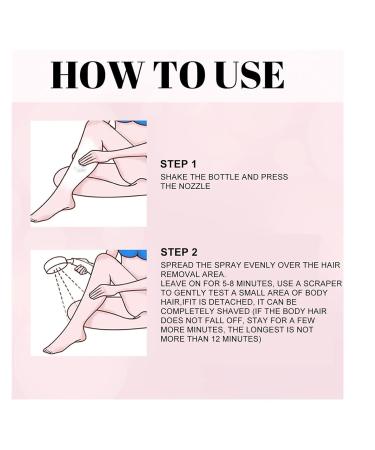 Beeswax Hair Removal Mousse - Gentle Body Hair Removal Foam Spray for Women & Men (100ml - Buy Online on GoSupps.com