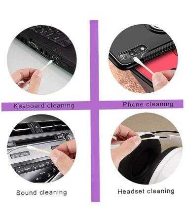 1000PCS Double Ended Cotton Swabs - Cotton Buds for Makeup Travel Ear Cleaning & Pets - Eco-Friendly Wooden Sticks - Buy Online on GoSupps.com