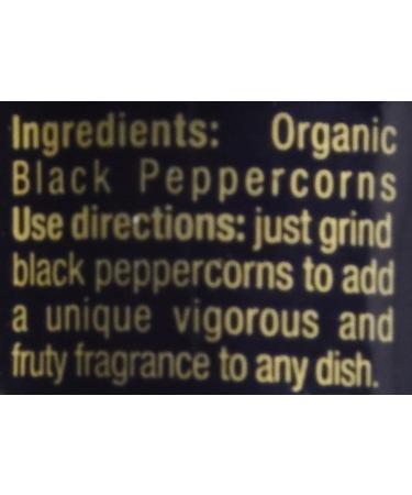 Drogheria & Alimentari Organic Black Pepper Corns Mill 1.59 oz - Pack of 2 - Buy Online on GoSupps.com