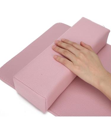 Nail Art Cushion Hand Pillow Cushion Mat Protect Your Hand Reduce Hand Pressure During Nail Ar For Nail Salon and Home Use Keep Your Nail Work and Tidy pink - Buy Online on GoSupps.com