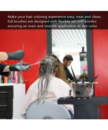 Pofet 5-Part Hair Dye Set - Pink Hair Dye Brush Bowl Tinting Shell and Color Mixer for Easy Application - Buy Online on GoSupps.com