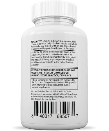Justified Laboratories (5 Pack) Best Breath Max 40 Billion CFU Probiotic Oral Support 300 Capsules - Buy Online on GoSupps.com