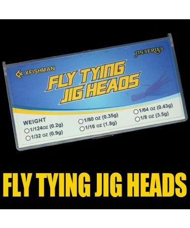 Fly Tying Jig Heads - DIY Crappie Trout Flies 1/8oz - 25 Pack - Buy Online on GoSupps.com