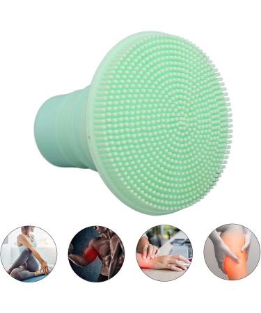 Premium Silicone Brush-Fascia Massage Head Replacement | 18-19 mm Light Green | Pain Relief Muscle Massage Tool - Buy Online on GoSupps.com