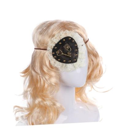 Minkissy 3PC Masquerade Eye Masks | Single Eye Mask & Blindfold Decor | Pirate Props & Key Lock Decoration - Buy Online on GoSupps.com