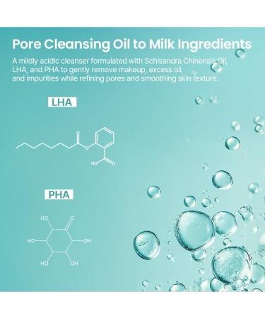 AVEA Pore Cleansing Oil to Milk - Traditional Korean Schisandra Seed Oil | Madecassoside & Asiaticoside | Gentle Hydrating Cleanser for Refining & Smoothing - 3.38 fl oz / 100ml - Buy Online on GoSupps.com