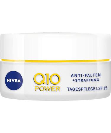 NIVEA Q10 Power Antiwrinkle + firming day cream for smoother and youngerlooking skin day cream SPF 15 50 ml Tightening day cream - Buy Online on GoSupps.com