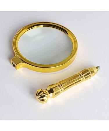 Magnifiers for Craft Work Reading Magnifier Magnifying Glass All-Metal Texture Optical Hand-held Magnifying Glass 10 Times Children Reading high-Power Portable Removable Handle Vision - Buy Online on GoSupps.com