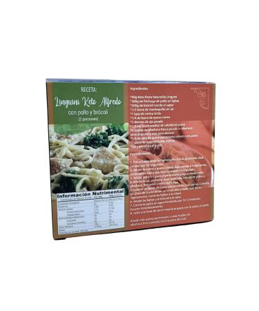 Linguini Pasta Keto - 80g | 2 Servings - 0 Net Carbs | Gluten Free Italian Type - Safe for Diabetics - Buy Online on GoSupps.com