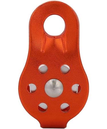 Starbun Pulley Wheel - Heavy Duty 26kN Aluminum Alloy Swivel Block for 12mm Rope - Orange - Buy Online on GoSupps.com