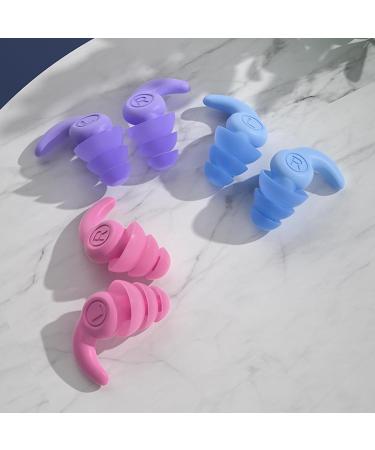 1 Pair Silicone Reusable Washable Earplugs for Noise Reduction Sound Blocking Ear Plugs for Sleep Snoring Work Studying Reusable Safe Silicone Earplugs Noise Cancelling Ear Plugs for High Black - Buy Online on GoSupps.com