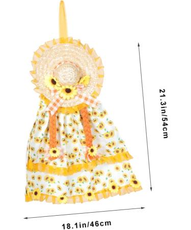 Zerodeko Thanksgiving Hanging Ornament Harvest Door Puppet Decor Fall Pendant Party Decoration Festival Scarecrow Doll Hanging As Shown 54x46cm - Buy Online on GoSupps.com