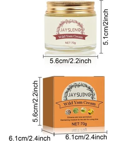 2 Pcs Wild Yam Cream Annas Wild Yam Cream Organic for Hormone Balance Women's Organic Wild Yam Root Cream Promoting Women Body Support All Skin Types - Buy Online on GoSupps.com