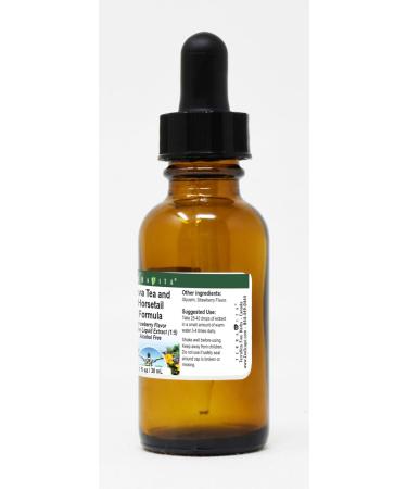 Buy Java Tea & Horsetail Glycerite Extract - Strawberry Flavor (1 oz) | International Shipping Available - Buy Online on GoSupps.com