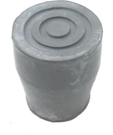 Gray Walker/Commode Tips Set of 4 - 1 Inch Diameter Replacement Tips - Buy Online on GoSupps.com