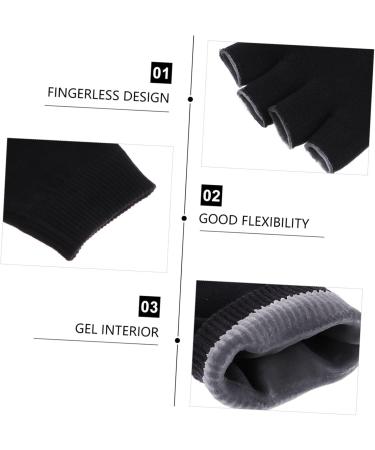 POPETPOP Moisturizing Gel Gloves 2 Pairs Half Finger Moisturizing Gloves Essential Oil Apparel Gel Miss Women Fingerless Gloves - Buy Online on GoSupps.com