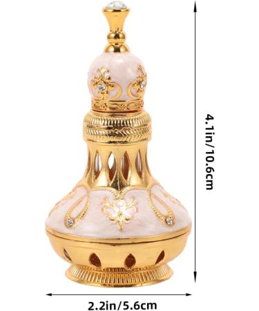 STOBAZA Refillable Crystal Glass Perfume Bottles - Retro Style Empty Essence Bottle for Essential Oils & Perfume | International Shipping Available - Buy Online on GoSupps.com