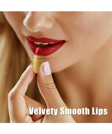 Homeit Lipstick Set for Girls - Waterproof & Portable Mini Lipsticks (12 Colors) in Cute Capsule Form | Matte Finish - Buy Online on GoSupps.com